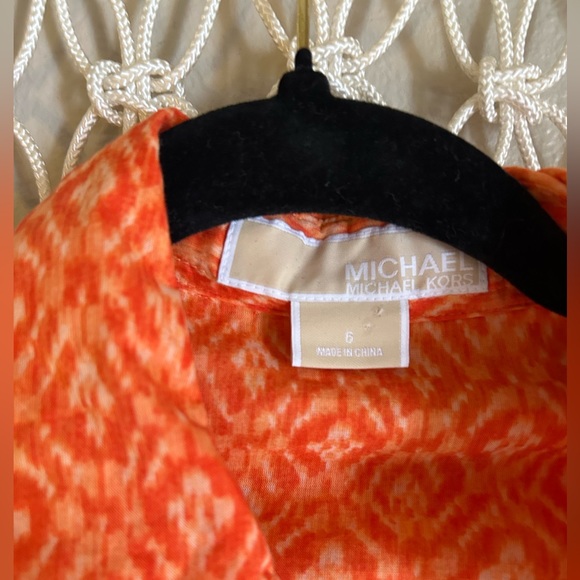 Michael Kors Western Style Button Up - Size 6 - Picture 4 of 6